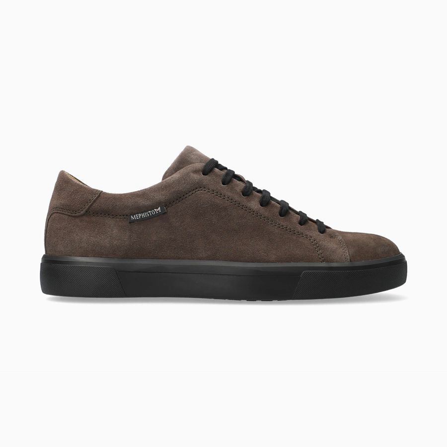 Mephisto CRISTIANO Suede Sko 8352976-RI - Joggesko Herre Mørke Grå